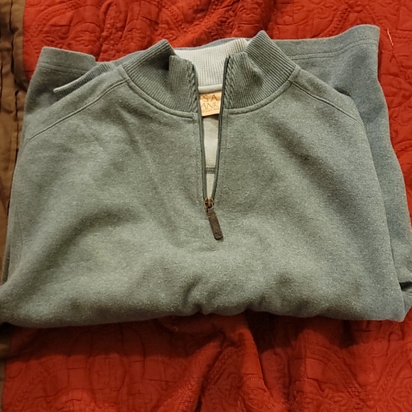 Jos. A. Bank Medium Cotton Quarter Zip Sweater - Picture 3 of 3